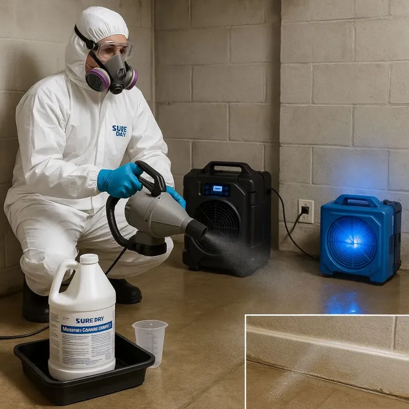 Sanitization and Odor Removal process in Warsaw, NY